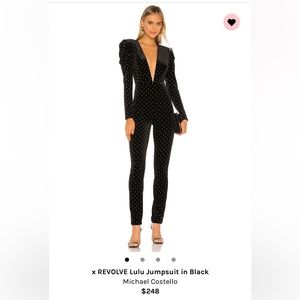 Michael Costello X Revolve Lulu jumpsuit in Black
